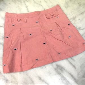 vineyard vines • pink corduroy whale miniskirt 12